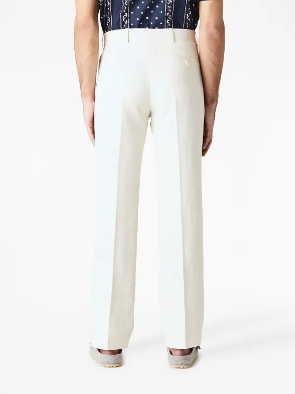 Jacquemus Le Pantalon Feijoa Trousers | White | FARFETCH