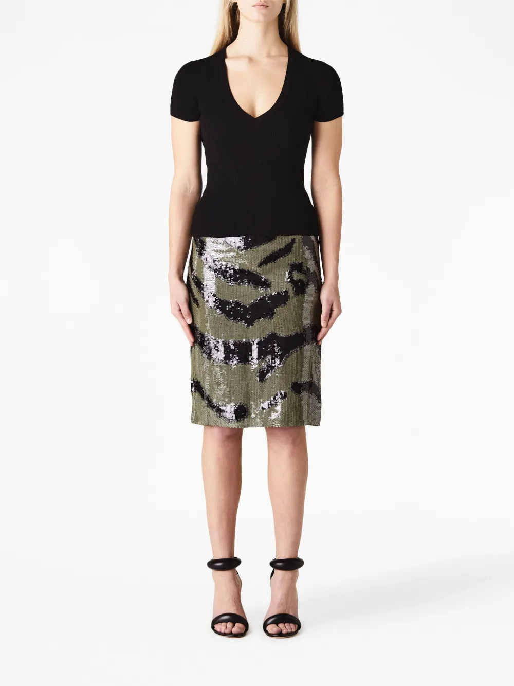 Nili Lotan Rok met pailletten - Groen