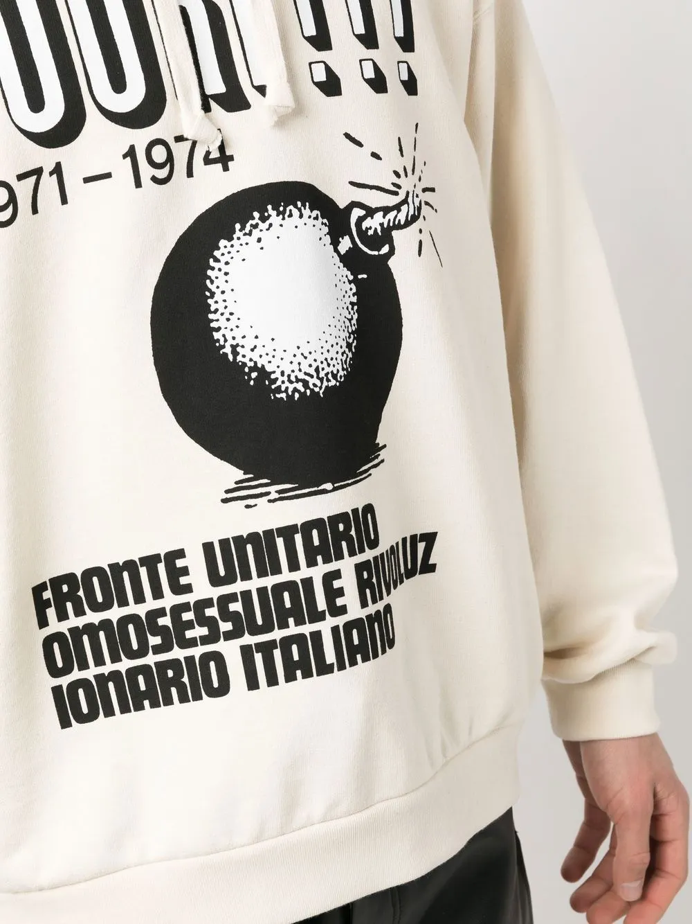 Gucci graphic-print Cotton Hoodie | White | FARFETCH
