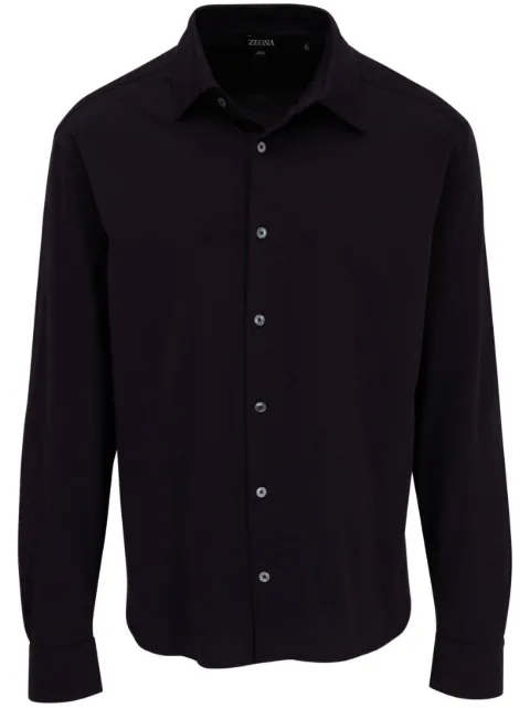 Zegna button-up cotton shirt 