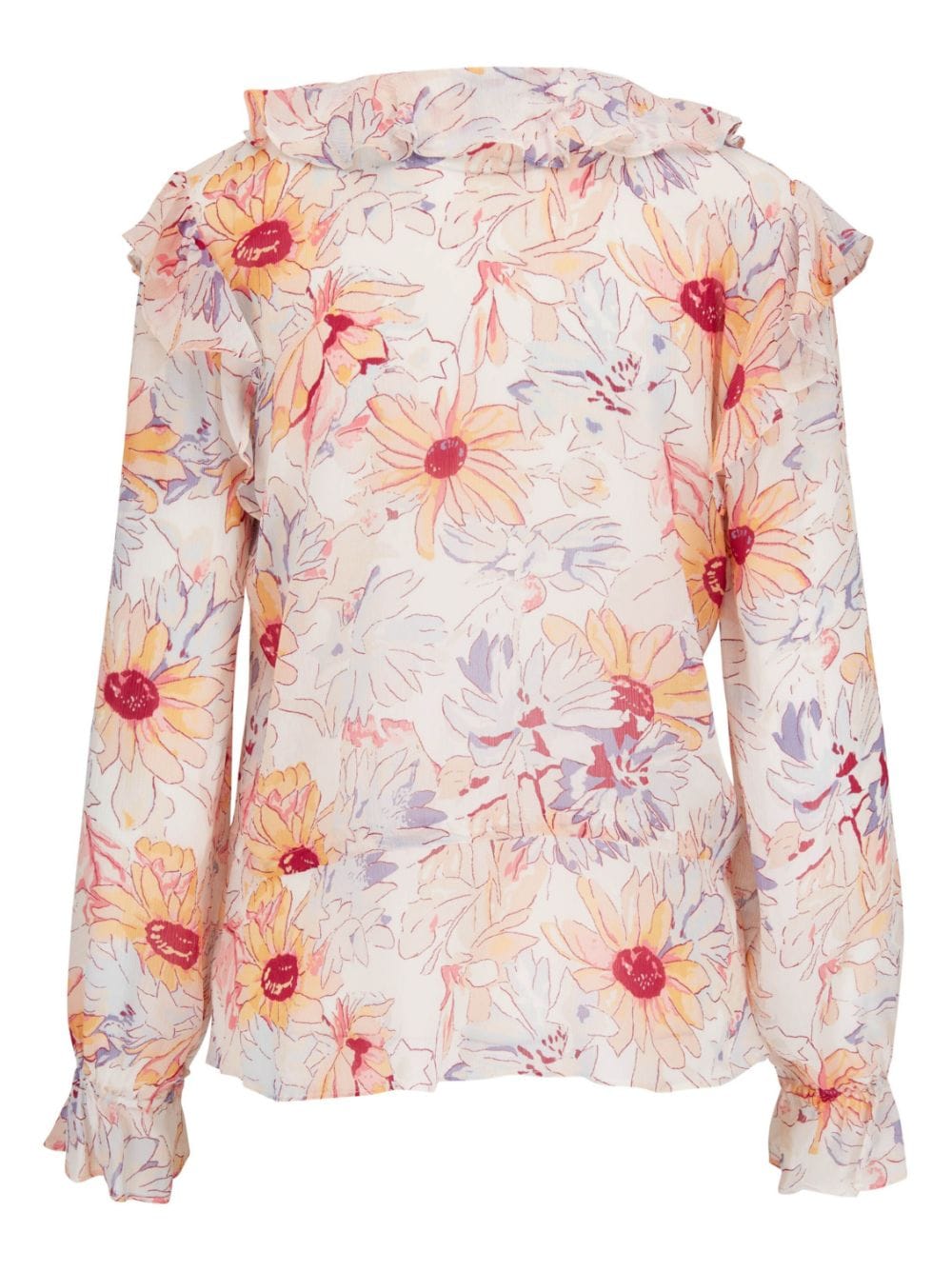 PAIGE Blouse met bloemenprint - Wit