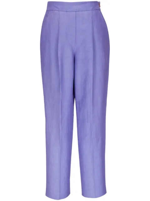 Agnona pressed-crease tapered trousers