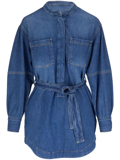 AG Jeans belted denim shirt dress