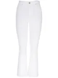 AG Jeans slightly-flared high-waisted jeans - White