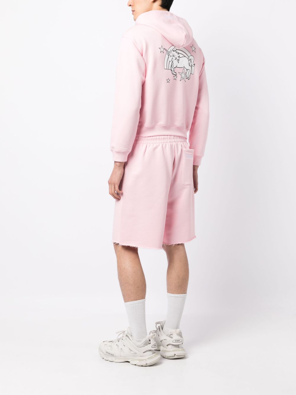 VETEMENTS Hoodie met print - Roze