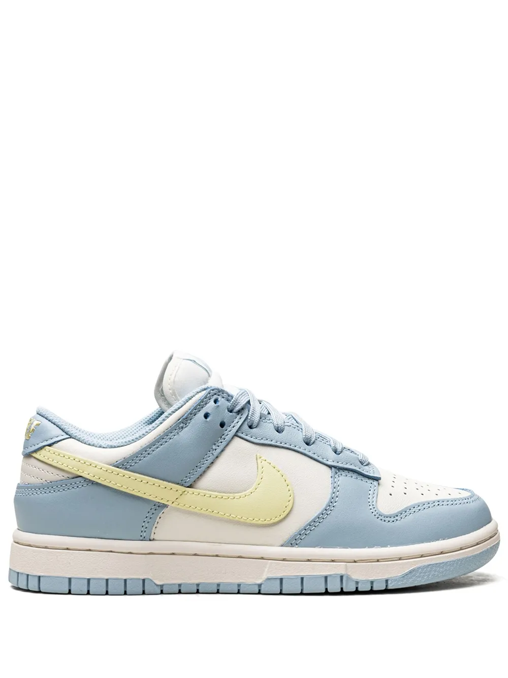 Nike Dunk Low Ocean Bliss Citron Tint Trainers In Blue