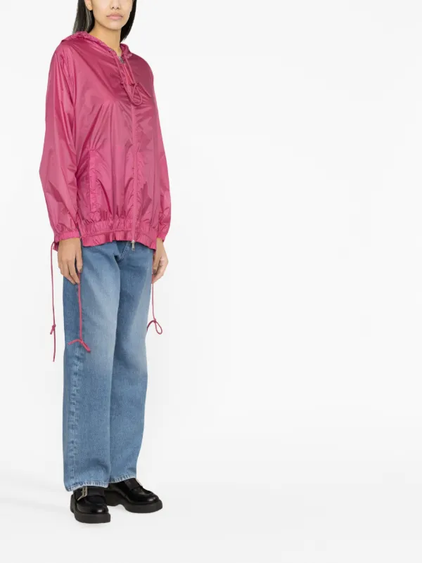 MONCLER ピンク フード付きジャケット　100 MONCLER モンクレール ダウンジャケット レディース アウター