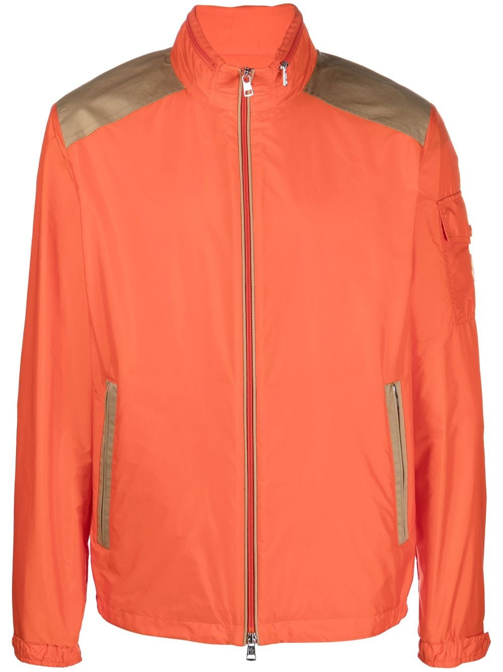 Moncler Jumeaux Rain Jacket In Orange