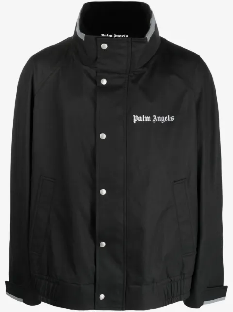 Palm Angels chamarra con botones y logo