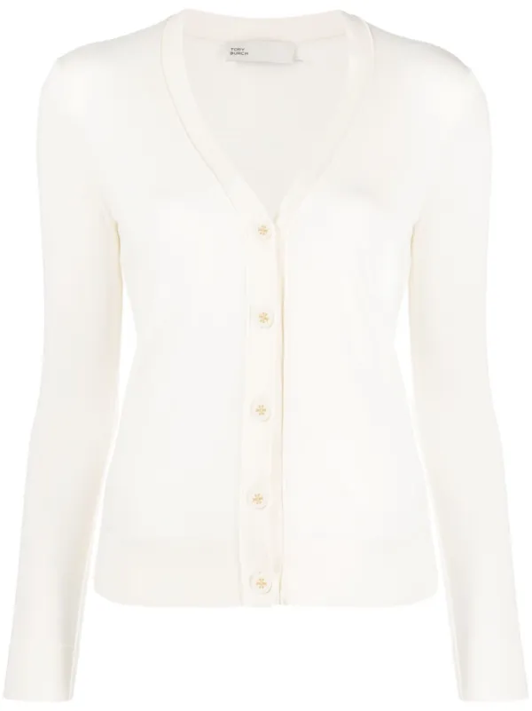 White cardigan hot sale button up