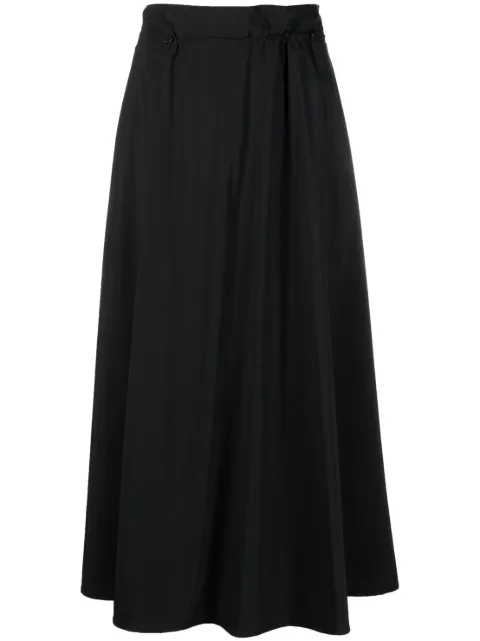 Herno drawstring midi skirt