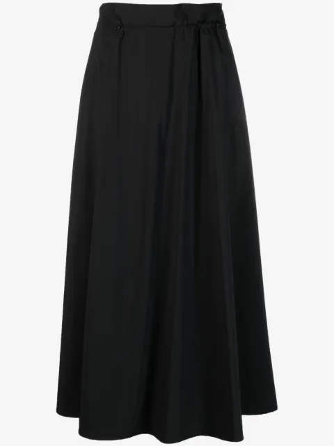 Herno drawstring midi skirt