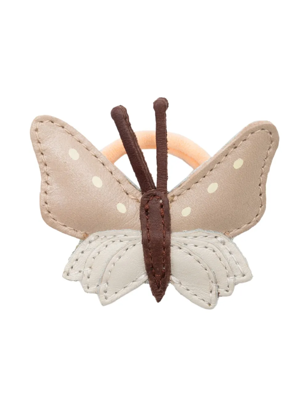 Donsje Kids' Butterfly-shape Hair Tie In Neutrals
