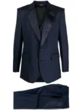 Dolce & Gabbana tuxedo-style three-piece suit - Blue