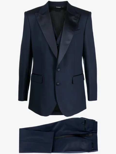 Dolce & Gabbana tuxedo-style three-piece suit