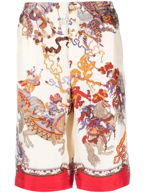 Gucci shorts con estampado gráfico