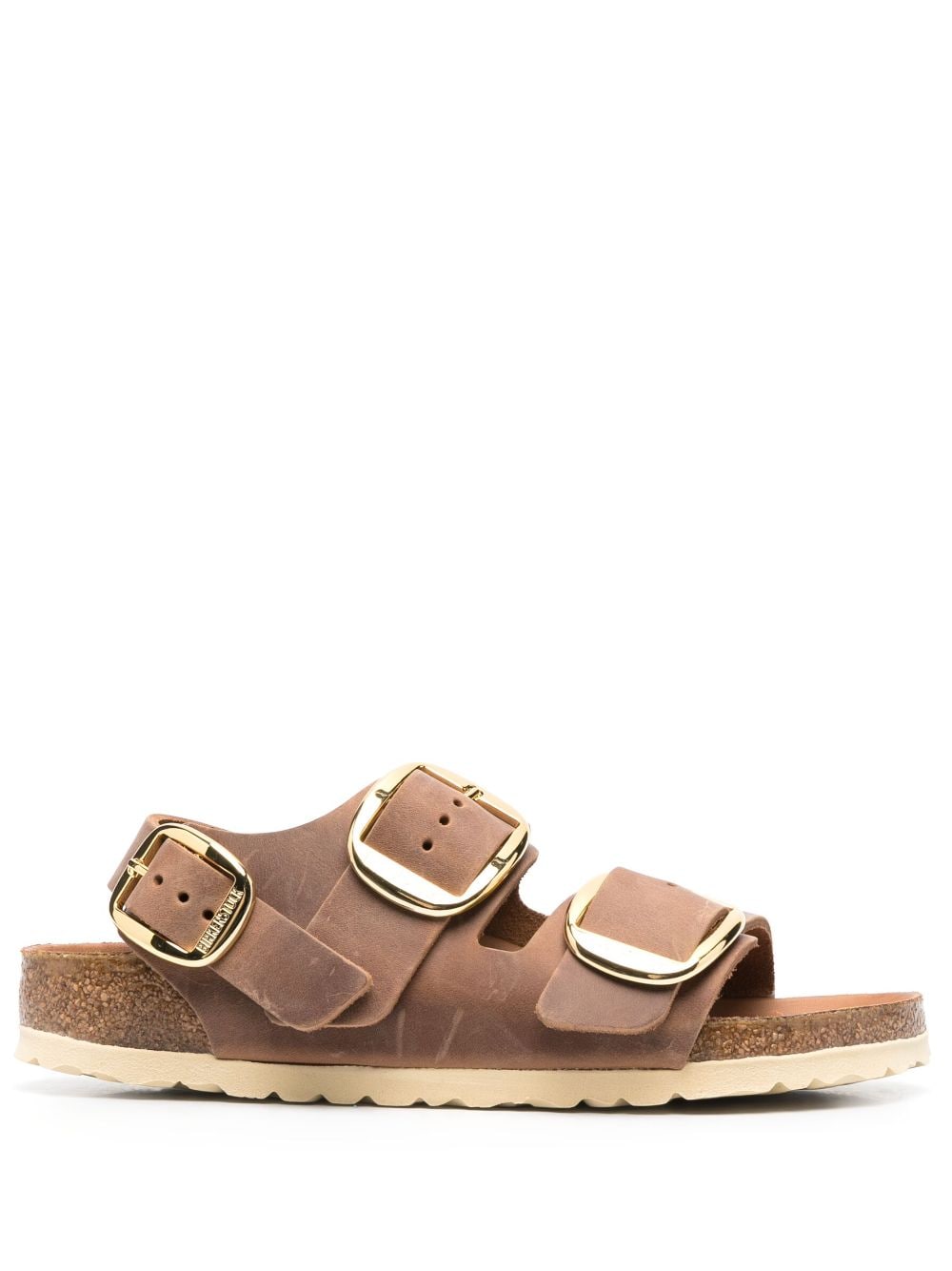 Birkenstock Milano Buckled Slingback Sandals In Brown