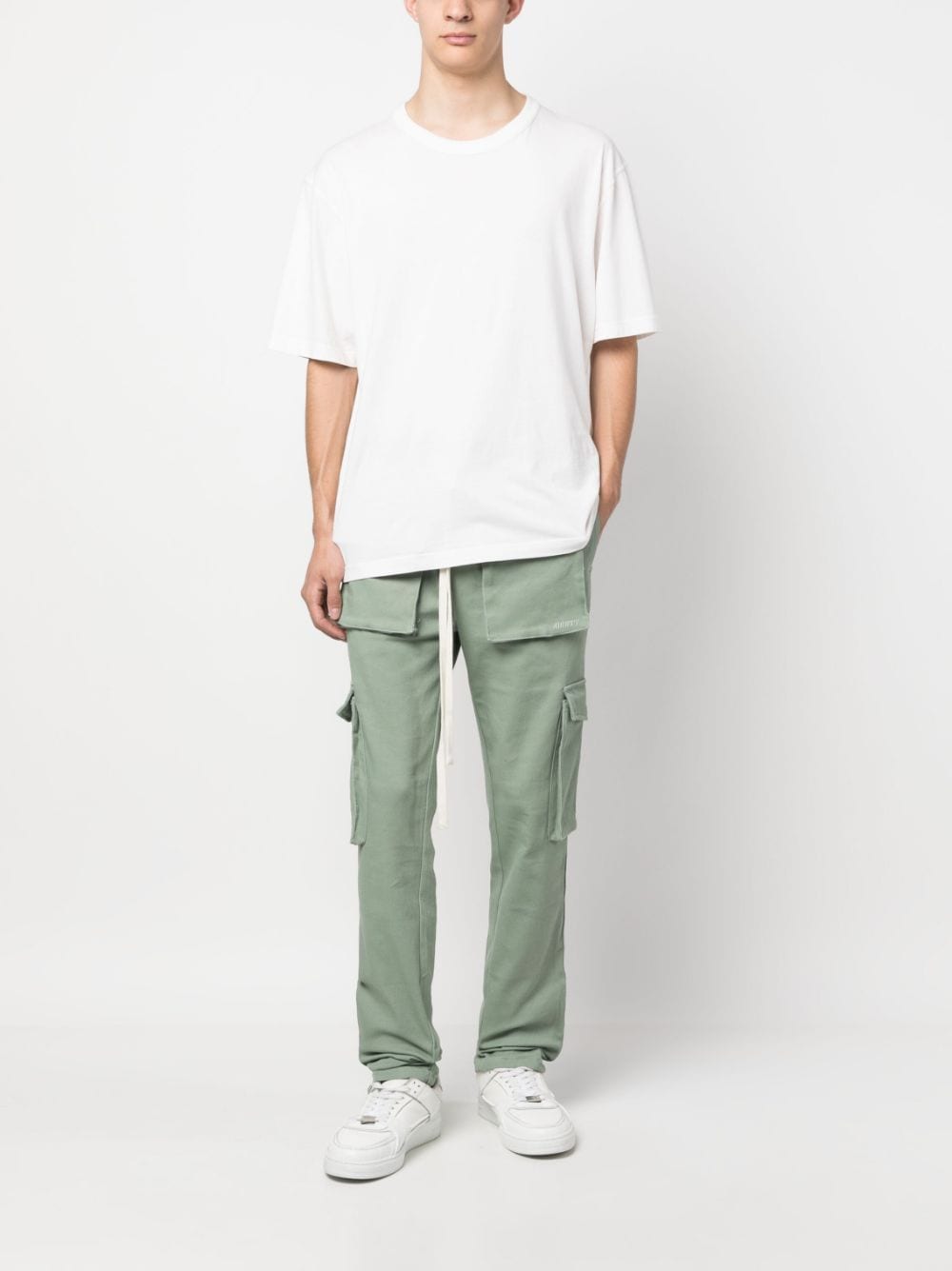 Shop Mouty Cargo-pocket Track Pants In Green