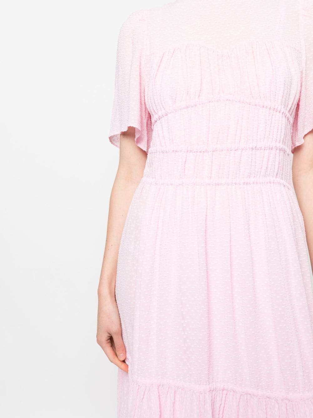 Shop Baum Und Pferdgarten Anissa Mid-length Dress In Rosa