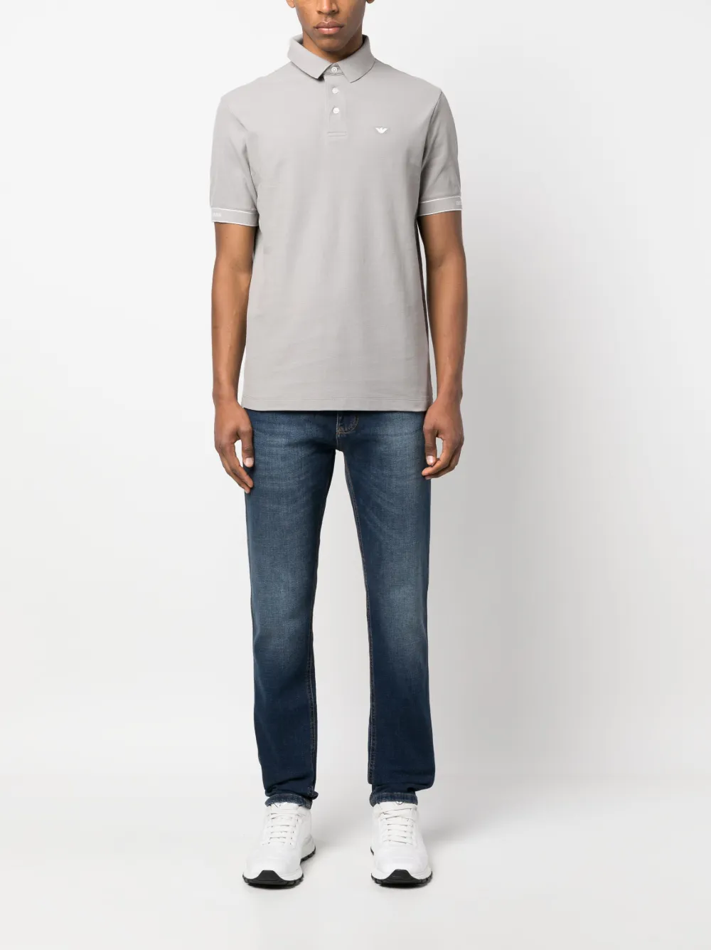 Emporio Armani Straight jeans - Blauw