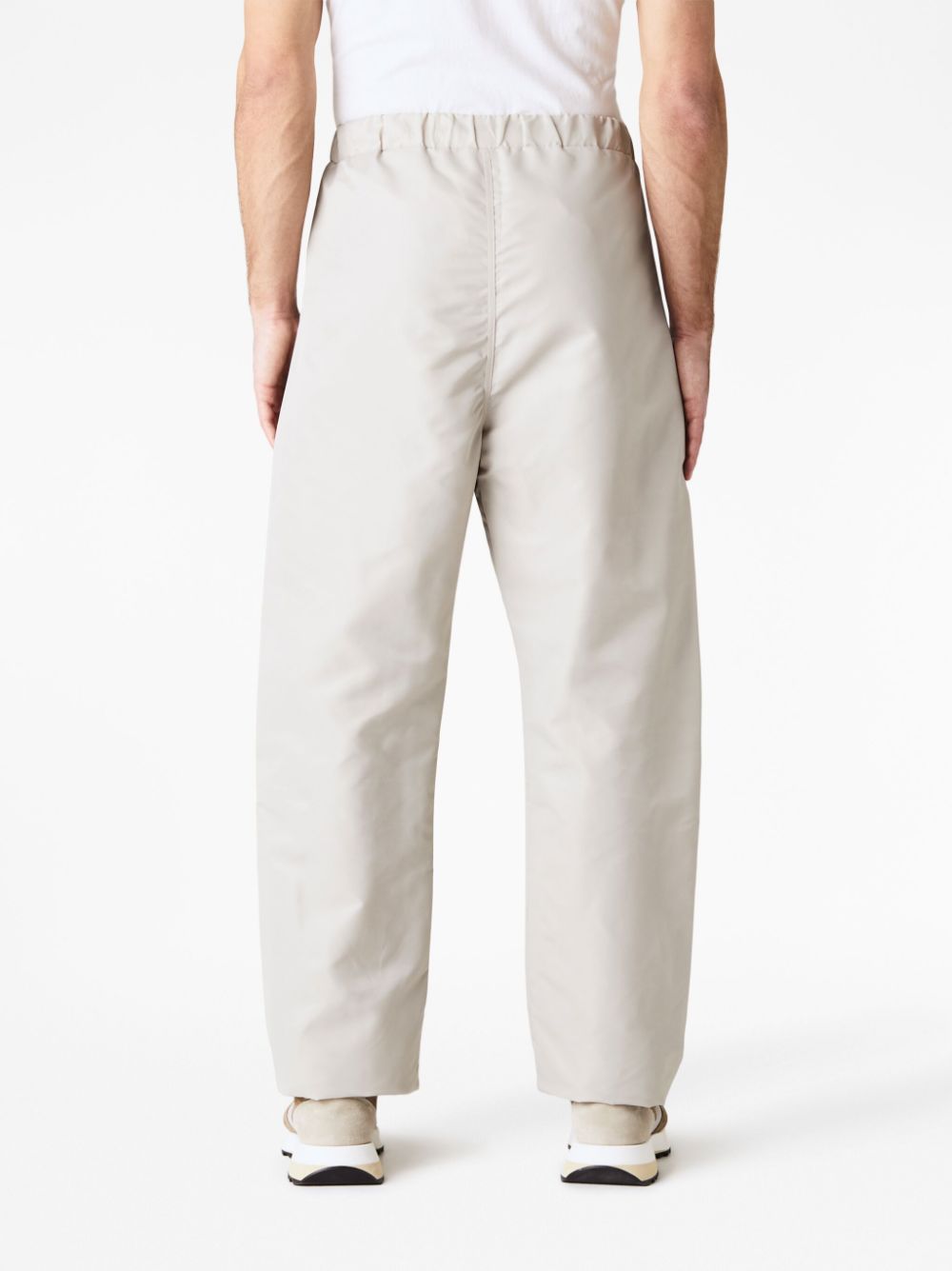 Fear Of God Satin-finish Drawstring Waist Trousers In Nude | ModeSens