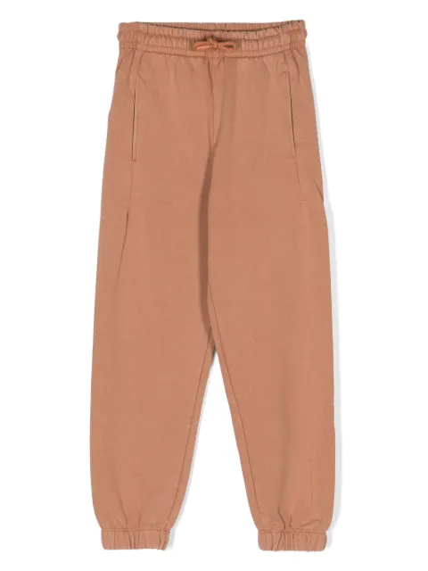 MSGM Kids logo-patch cotton track pants