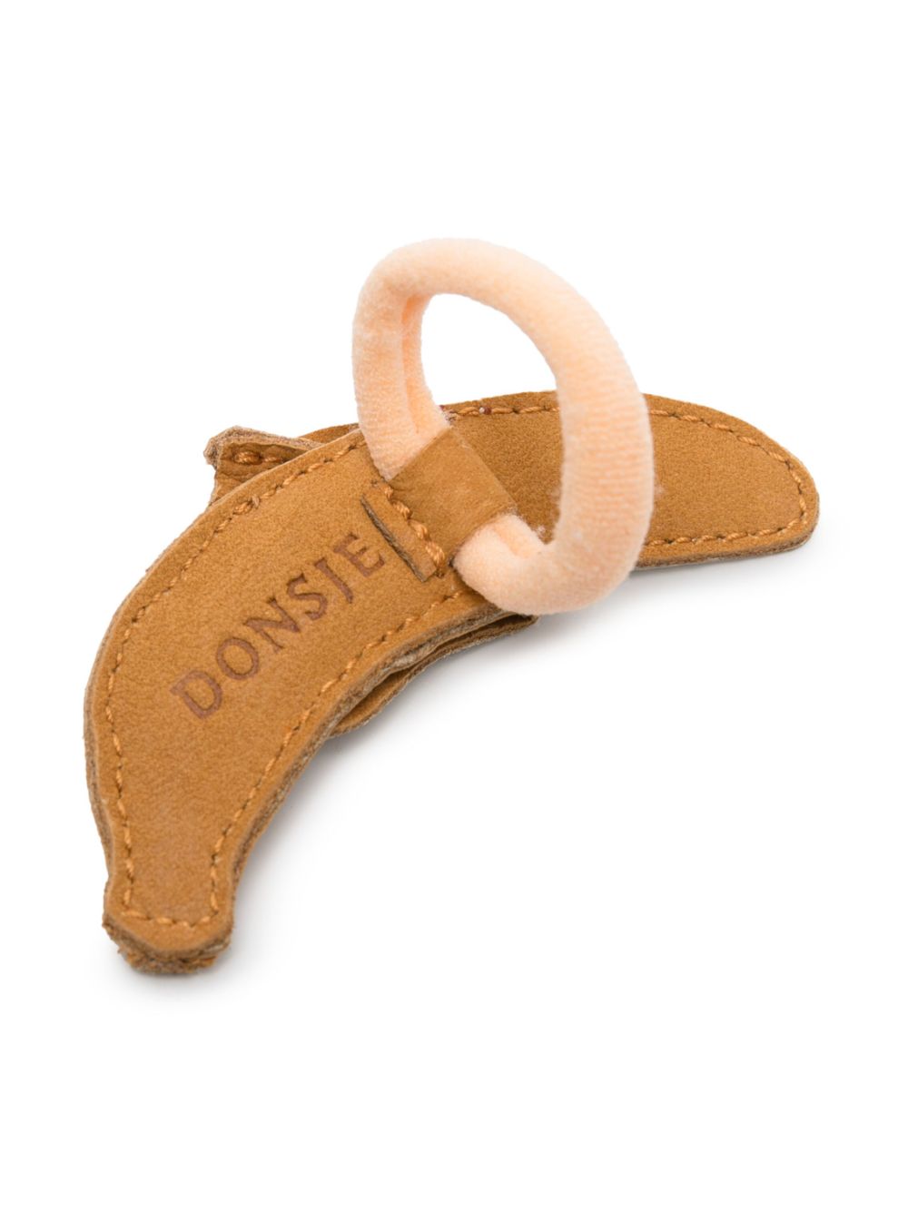 Donsje Leren haarband - NL115 CARAMEL NUBUCK