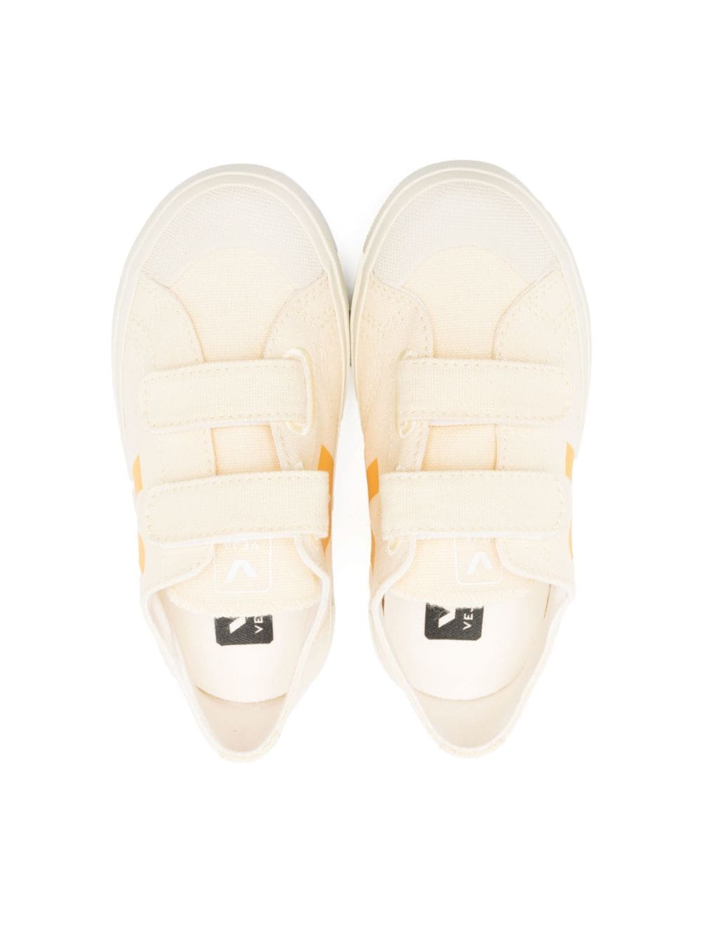 Shop Bonpoint X Veja Touch-strap Canvas Sneakers In Neutrals