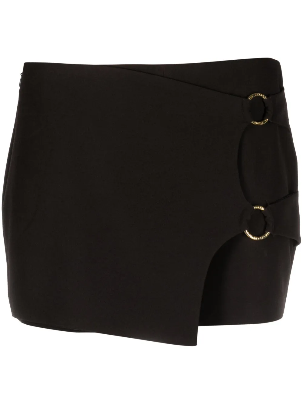 Versace Jeans Couture Logo Hardware Skort In Black