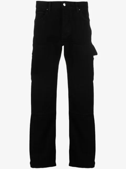 AMIRI distressed straight-leg jeans