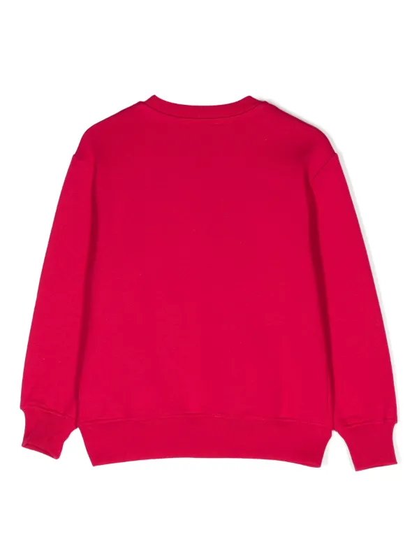 ♪美品♪MSGM キッズ　トレーナー　スウェット　150 MSGM KIDS トレーナー フロッキーロゴ スウェットシャツ キッズ
