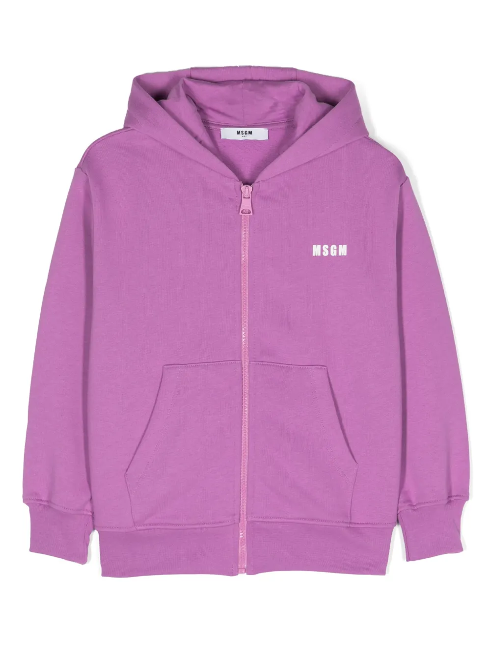 MSGM Kids Jack met logoprint Paars