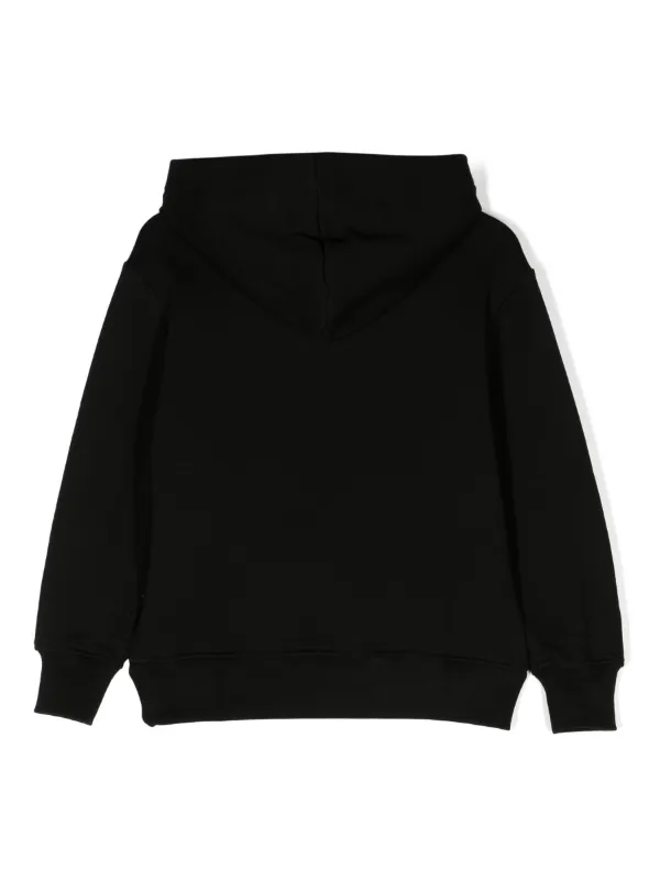 MSGM - MSGMキッズ　 黒パーカー　150 MSGM Kids ロゴ パーカー | ブラック | FARFETCH JP