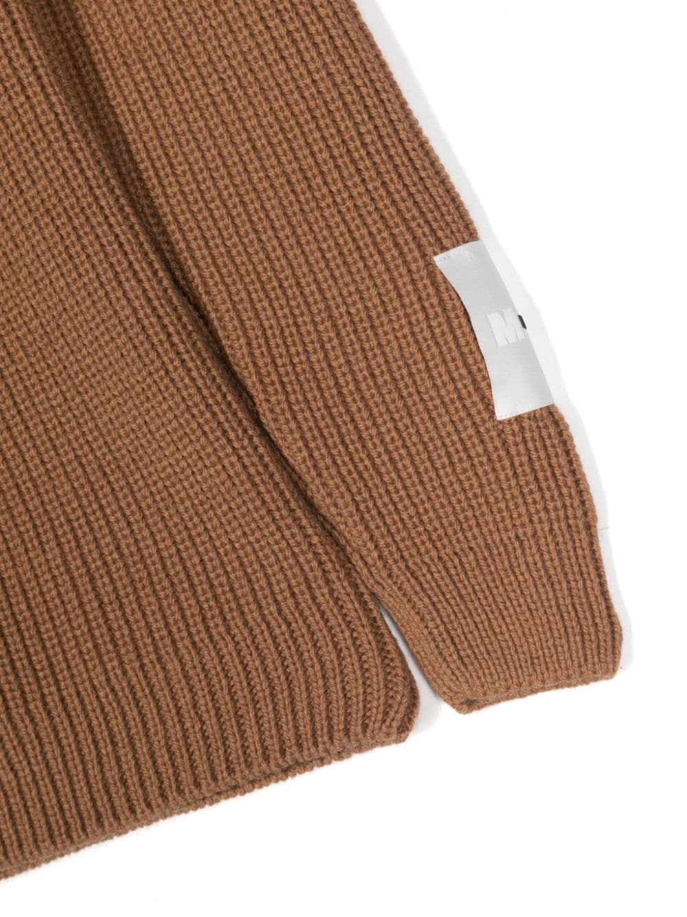Msgm Kids Classic Logo Printed Sweatshirt In Brown