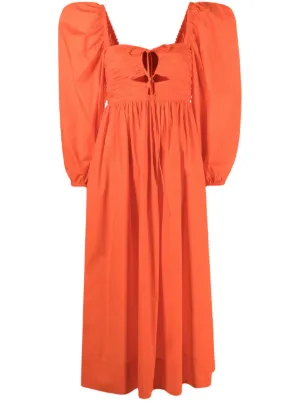 orange long sleeve button up dress Women's Long Sleeve Button Down Shirt Dress Cotton Linen V Neck Loose Fit  Casual Shirt Dresses with Pockets White XXXXL