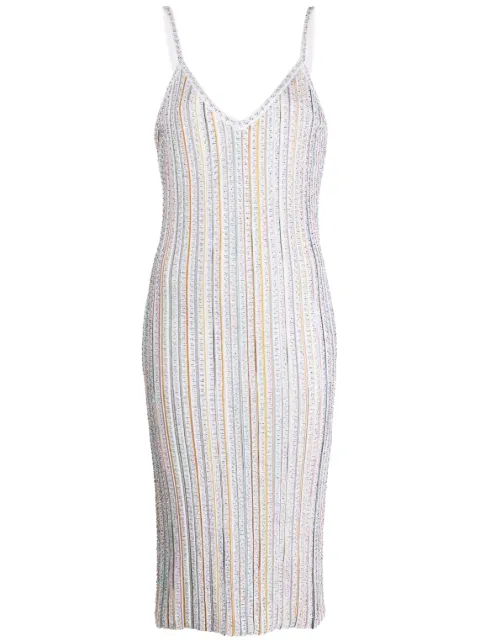 Missoni vestido tejido con detalle de glitter