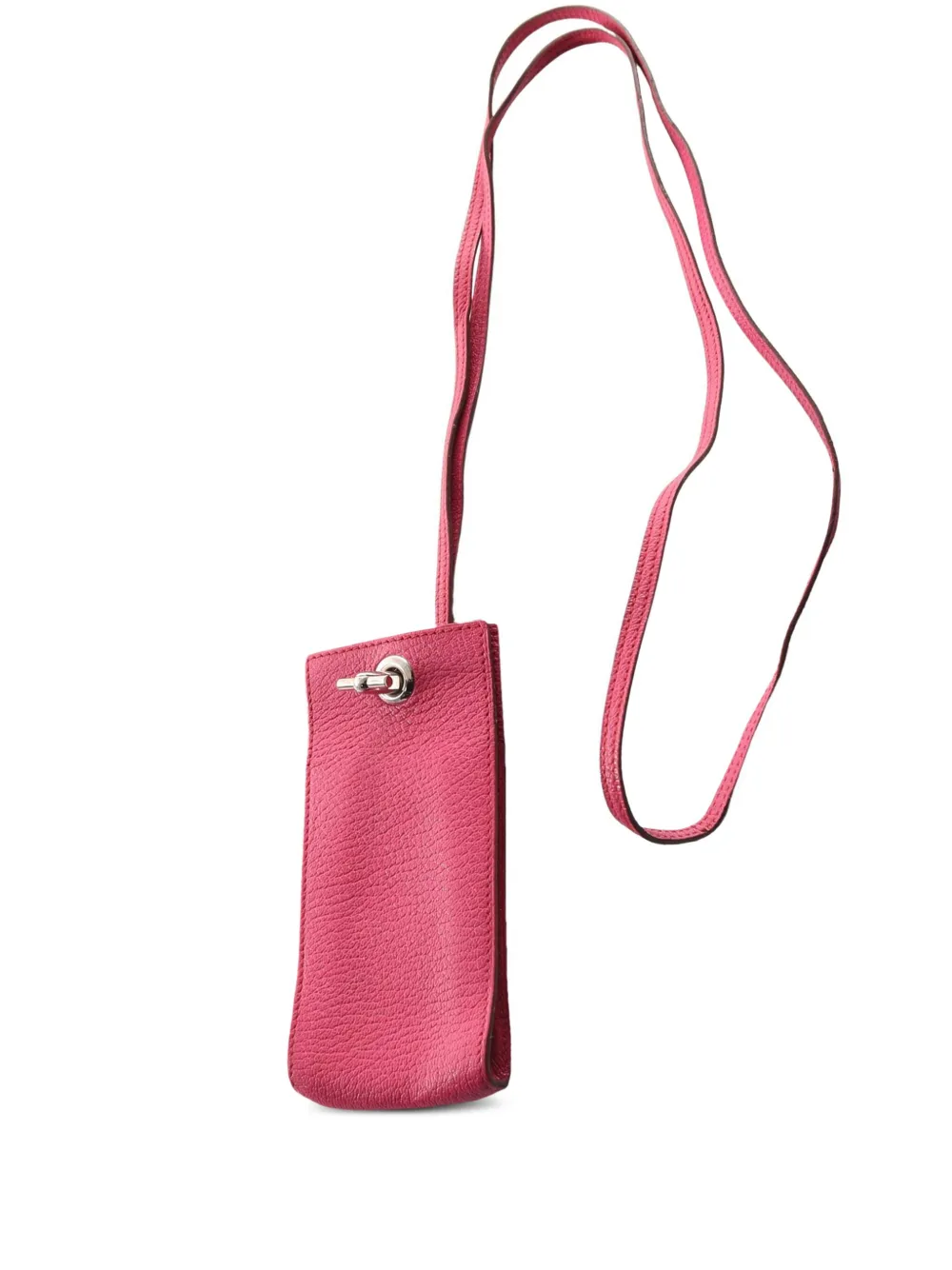 Pre-owned Hermes 2006  Vespa Strap Phone Case In Pink