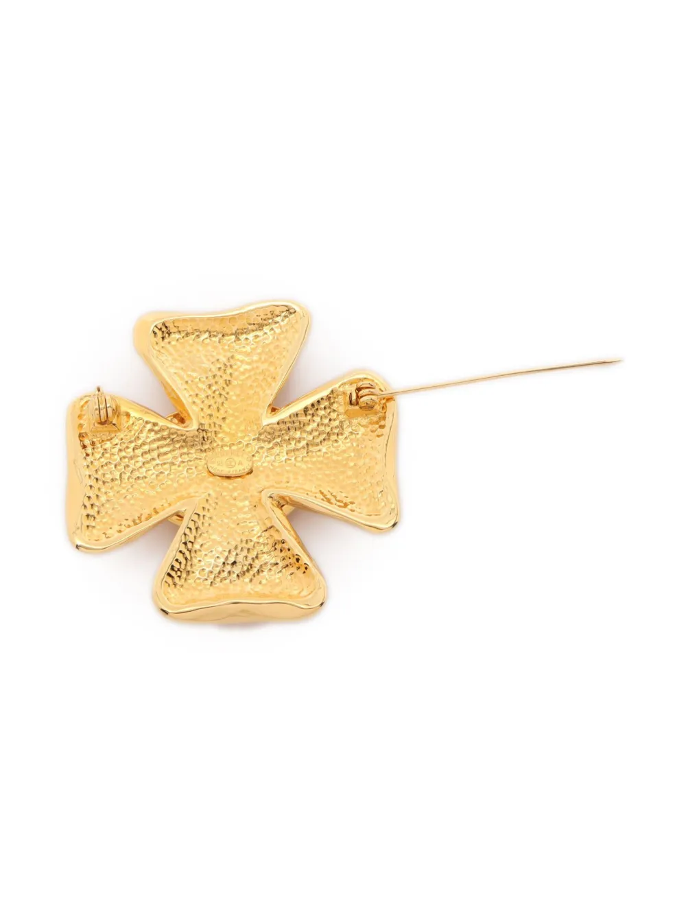 CHANEL Pre-Owned 1995 broche met CC-logo - Goud