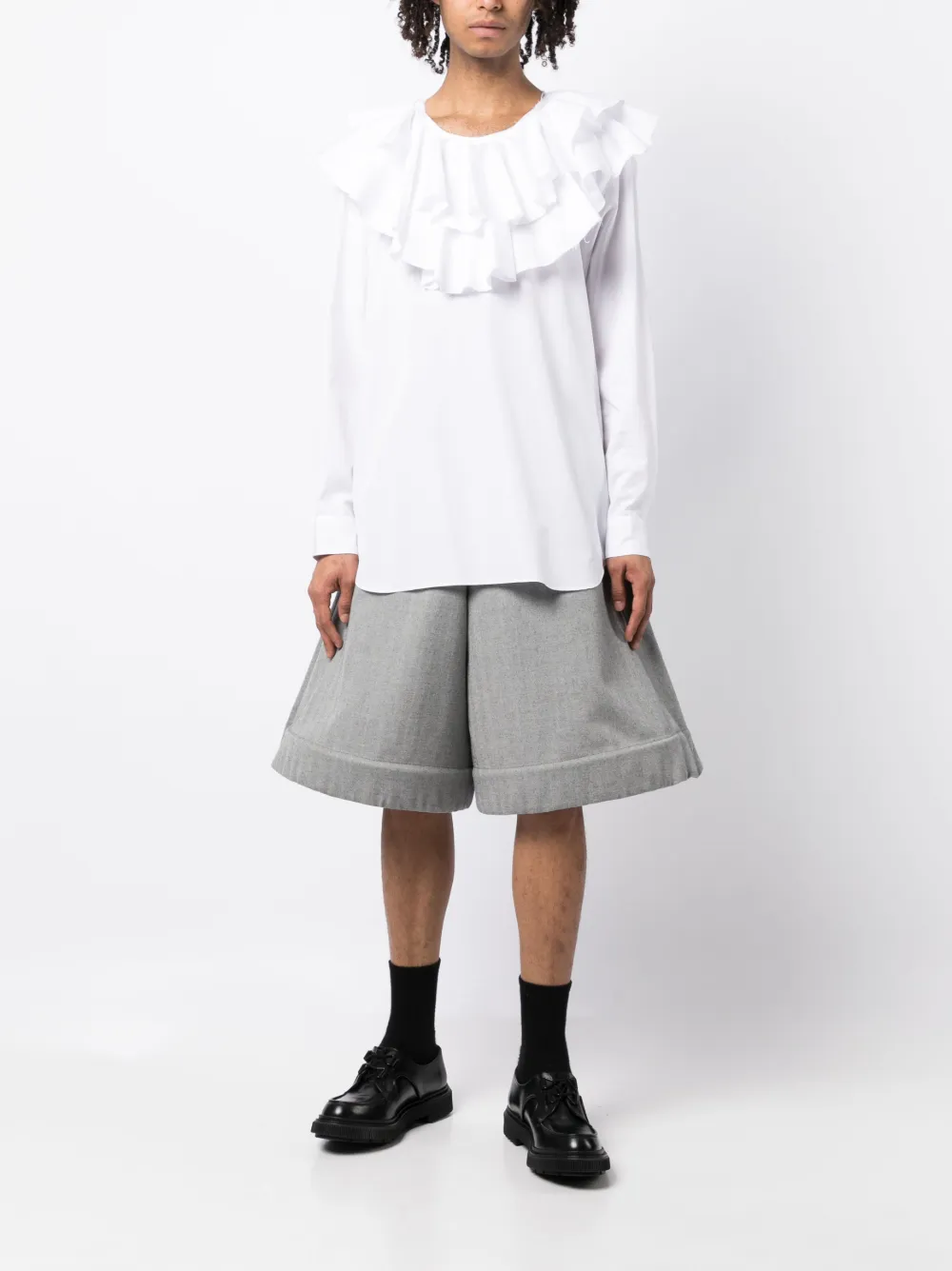 Comme Des Garçons Homme Plus Shorts - Grijs