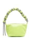 Kara Phone Cord leather bag - Green