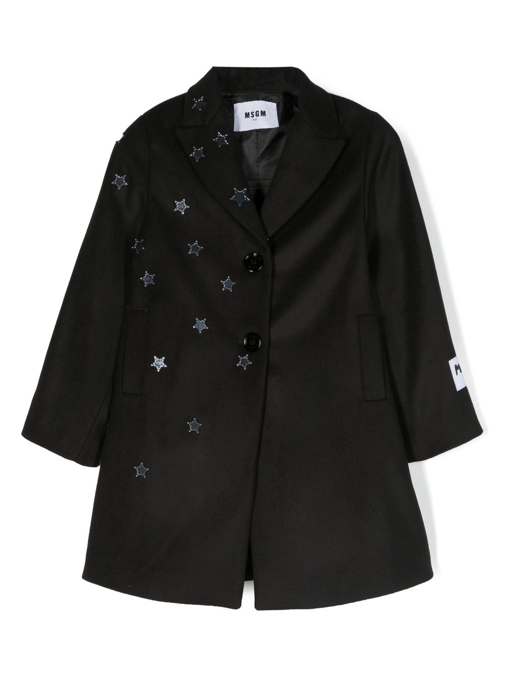 Image 1 of MSGM Kids star-patch trench coat