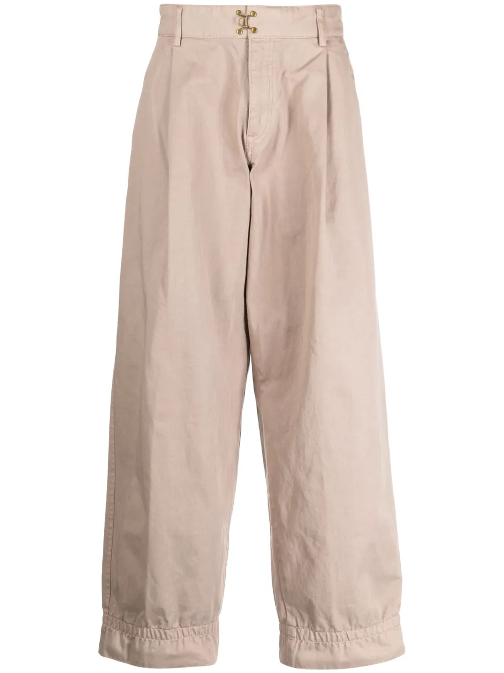 Kolor wide-leg cotton trousers