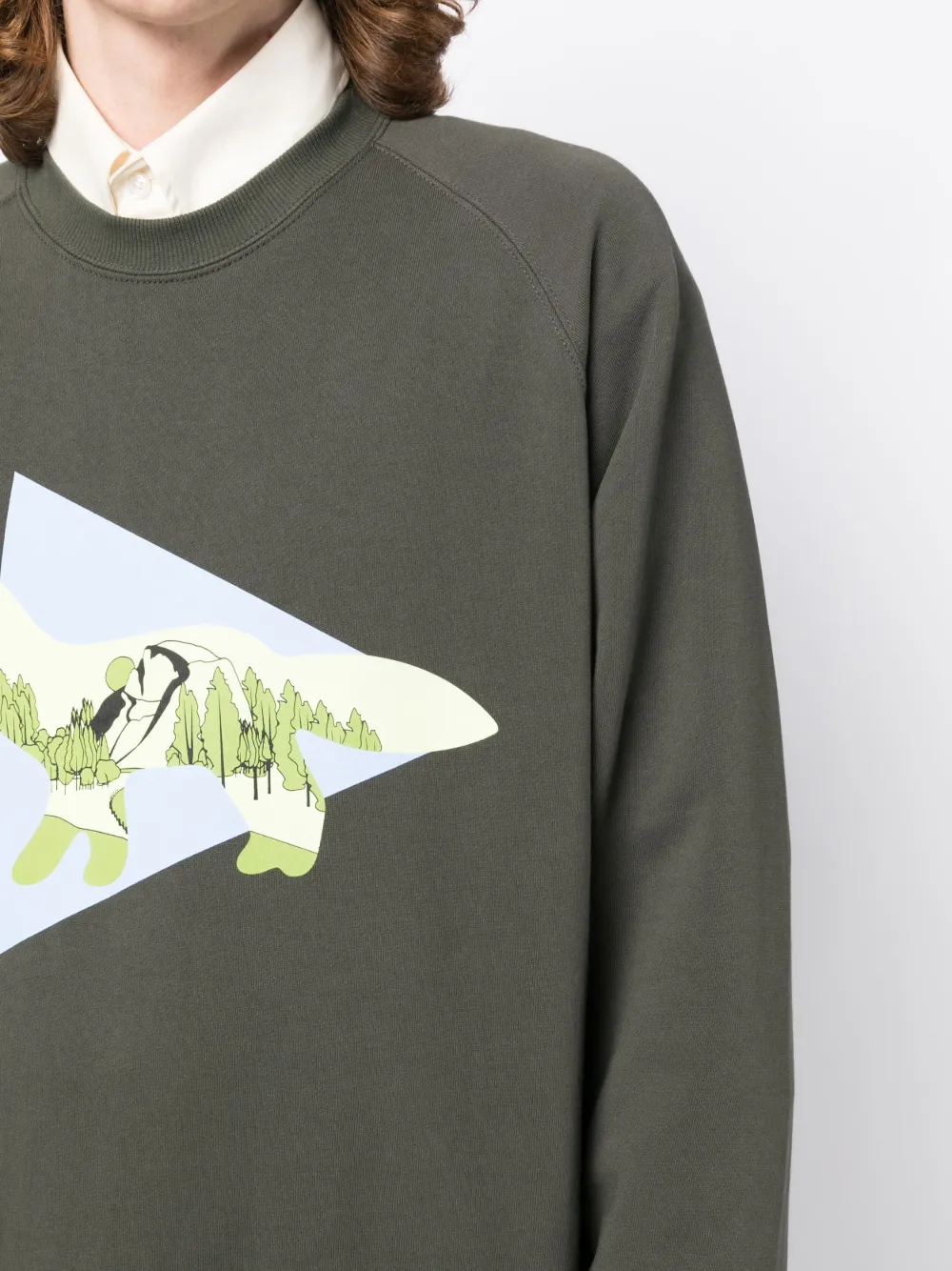 Maison Kitsuné x And Wander ロゴ スウェットシャツ - Farfetch