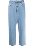 AAPE BY *A BATHING APE® loose-fit patch-detail denim trousers - Blue