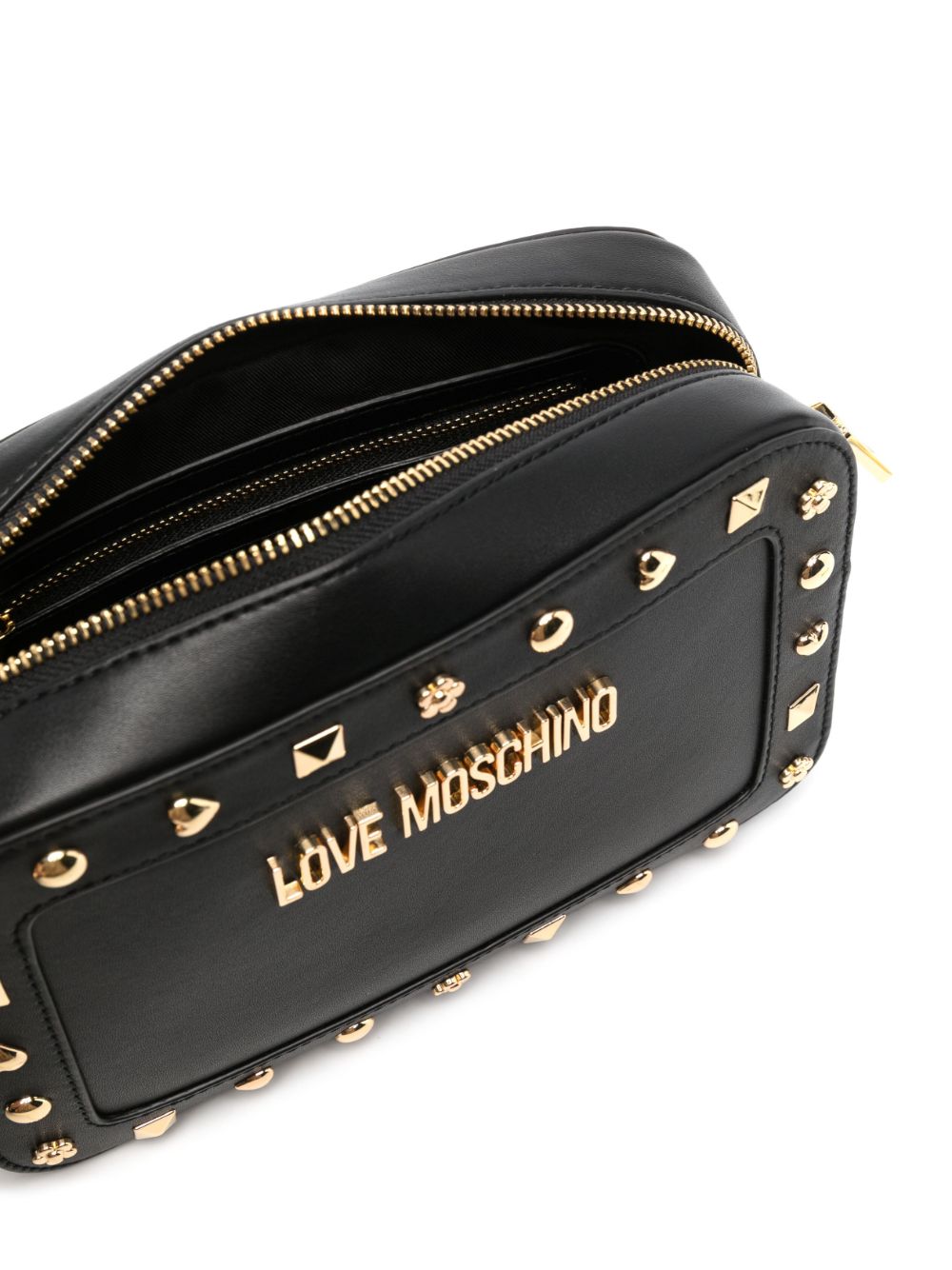 Love Moschino stud detailing Crossbody Bag Farfetch