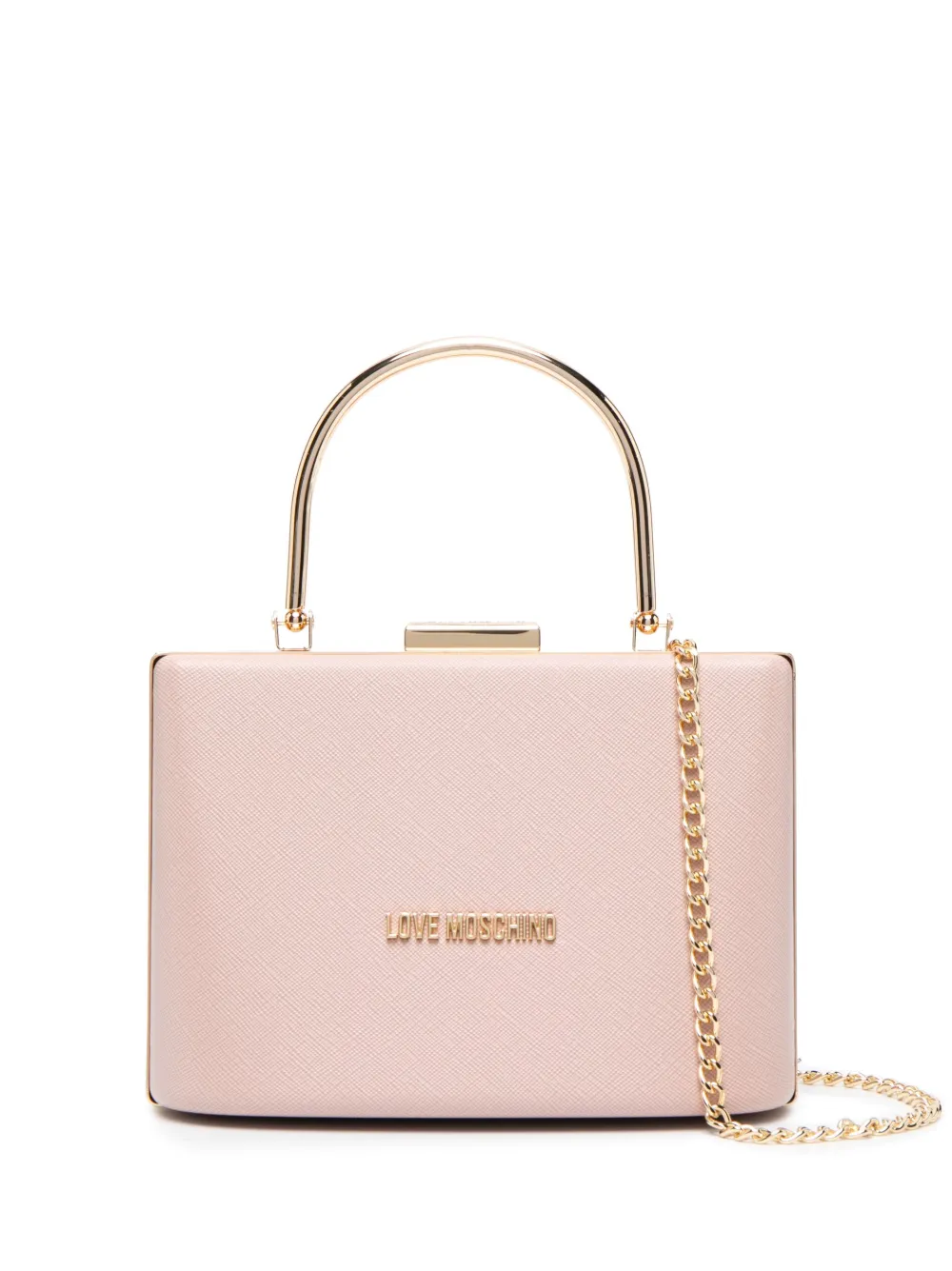 Love moschino pink scritte grab bag store
