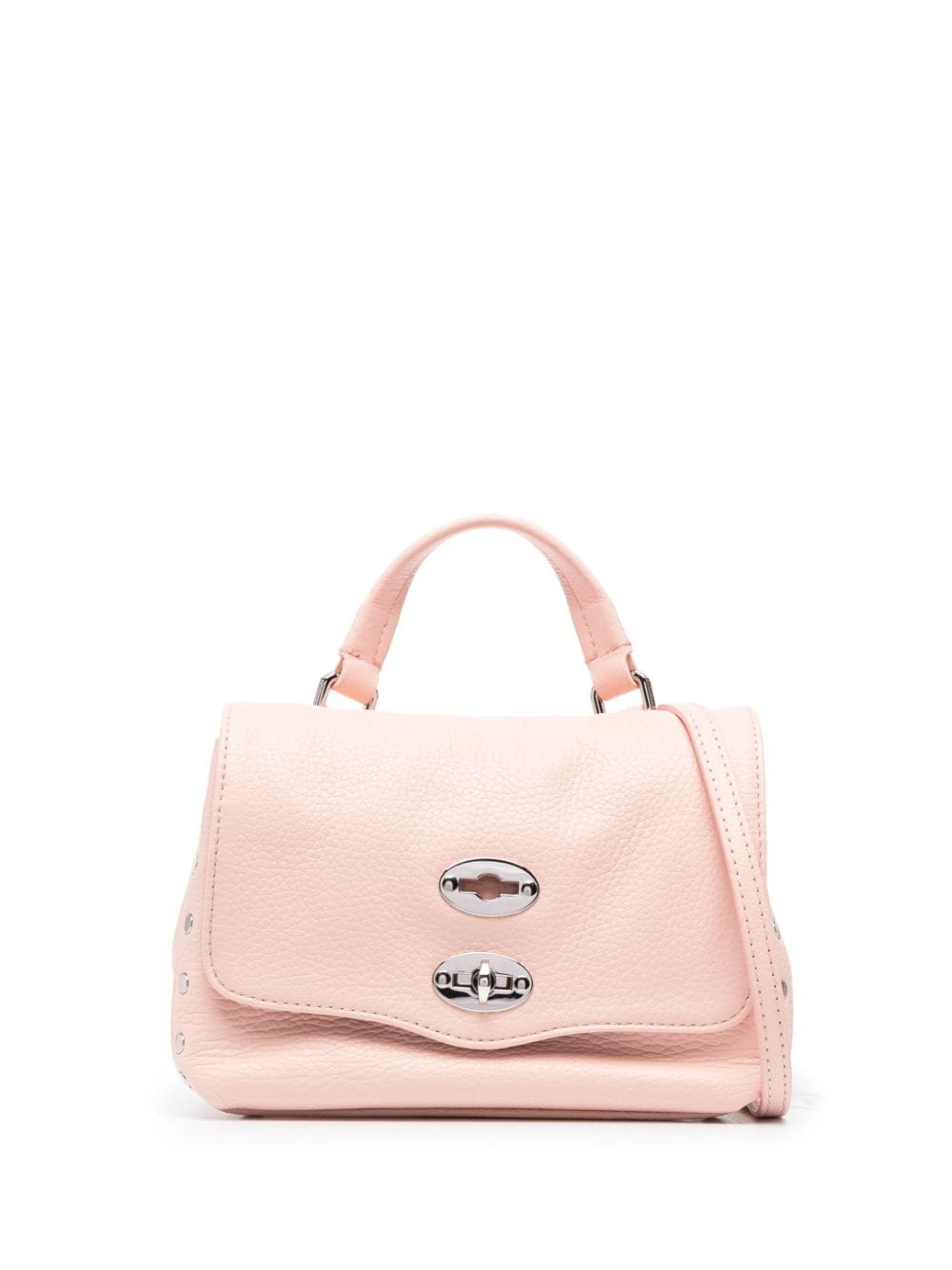 Zanellato Postina Leather Tote Bag In Pink