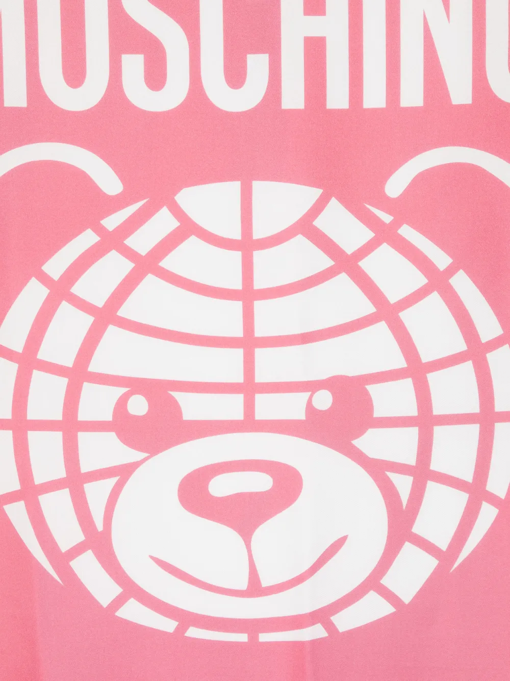 Moschino Sjaal met kettingprint - Roze