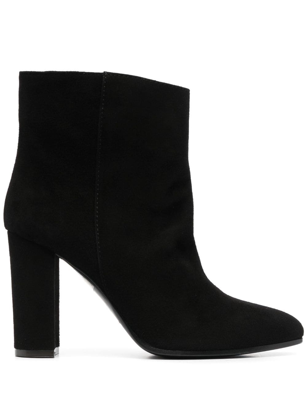 VIA ROMA 15 HIGH-HEELED SUEDE ANKLE BOOTS