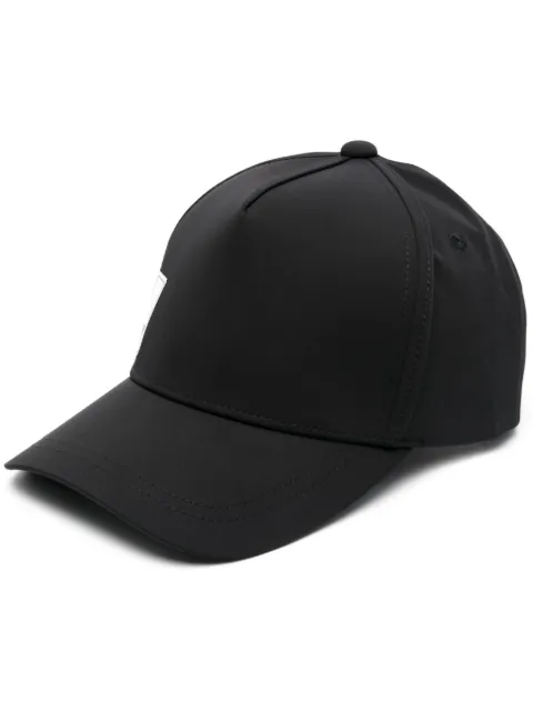 Emporio Armani side logo-patch baseball cap